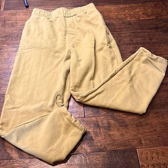 Zara Wide-Leg Adjustable Ankle Cuff Jogger Sweatpants, S! - Picture 1 of 7